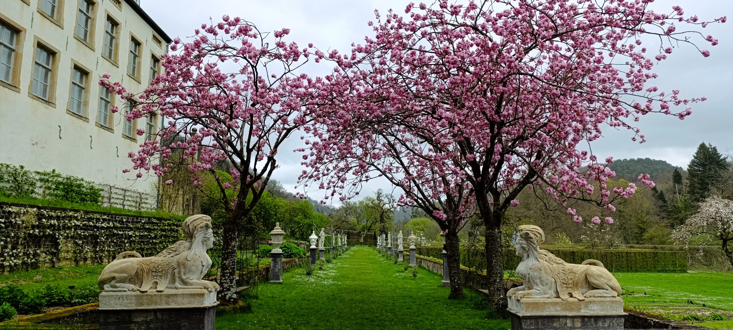 The Gardens of the Grand-Chateau of Ansembourg in Luxembourg